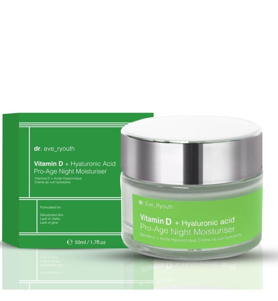Vitamin D + Hyaluronsäure Pro-Age Nachtfeuchtigkeitscreme – 50 ml
