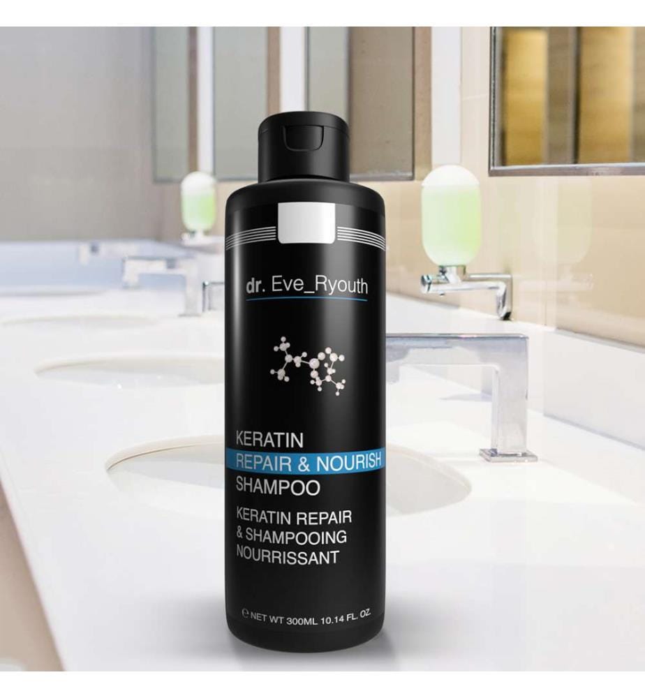 Shampoo riparatore e nutriente alla cheratina - 300 ml