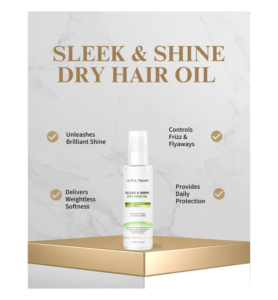 Olio secco per capelli Sleek & Shine - 60 ml