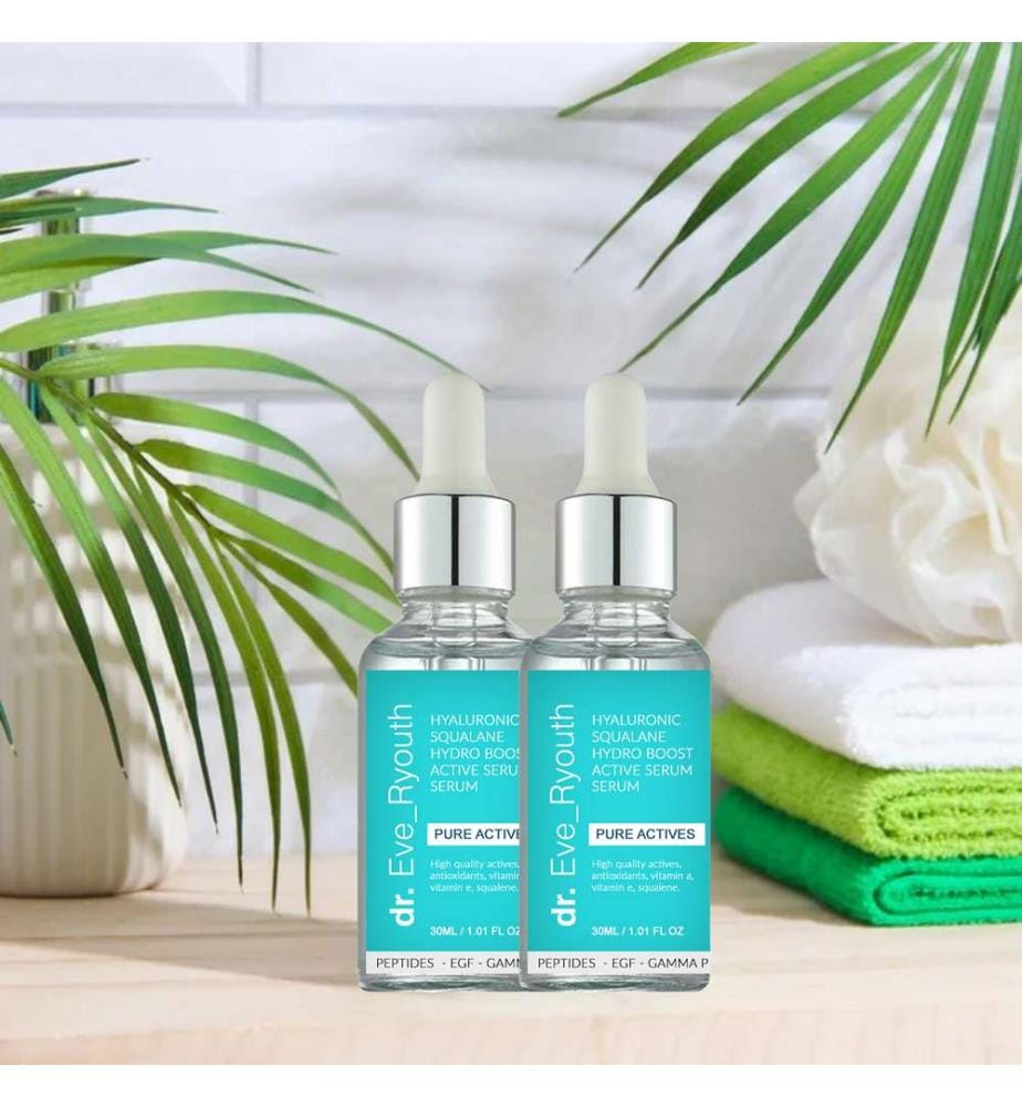 Hyaluronsäure Squalane Hydro Boost active Serum - 2 x 30 ml