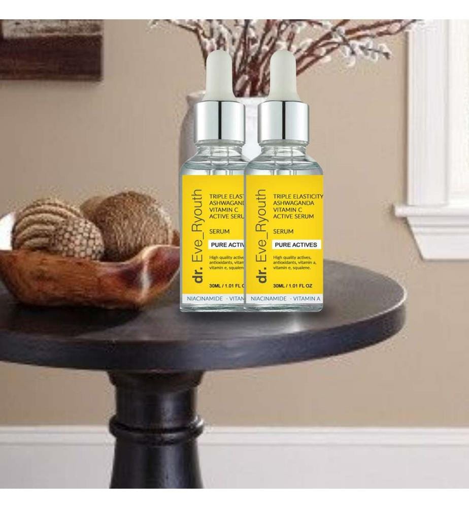 Triple Elasticity Ashwaganda Vitamin C Powerful Active Serum - 2 x 30 ml