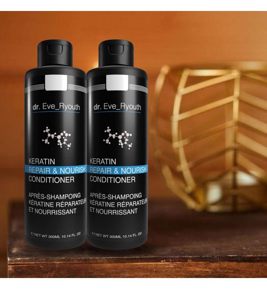 Balsamo riparatore e nutriente alla cheratina - 2 x 300 ml