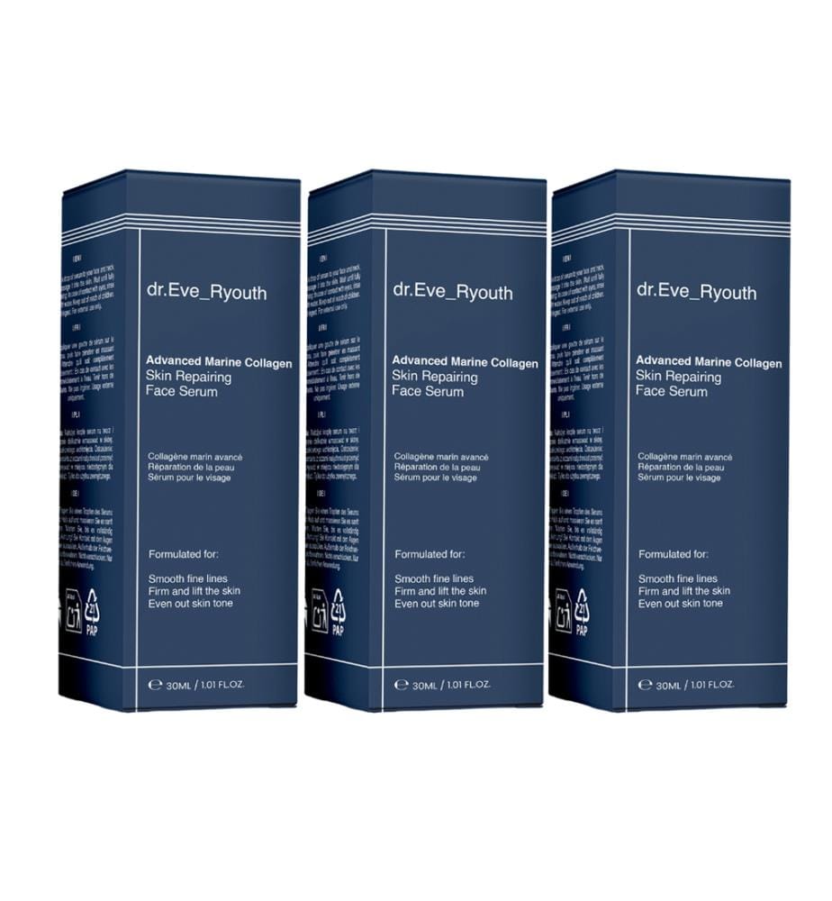 Advanced Marine Collagen Reparierende Gesichtsseren - 3 x 30 ml