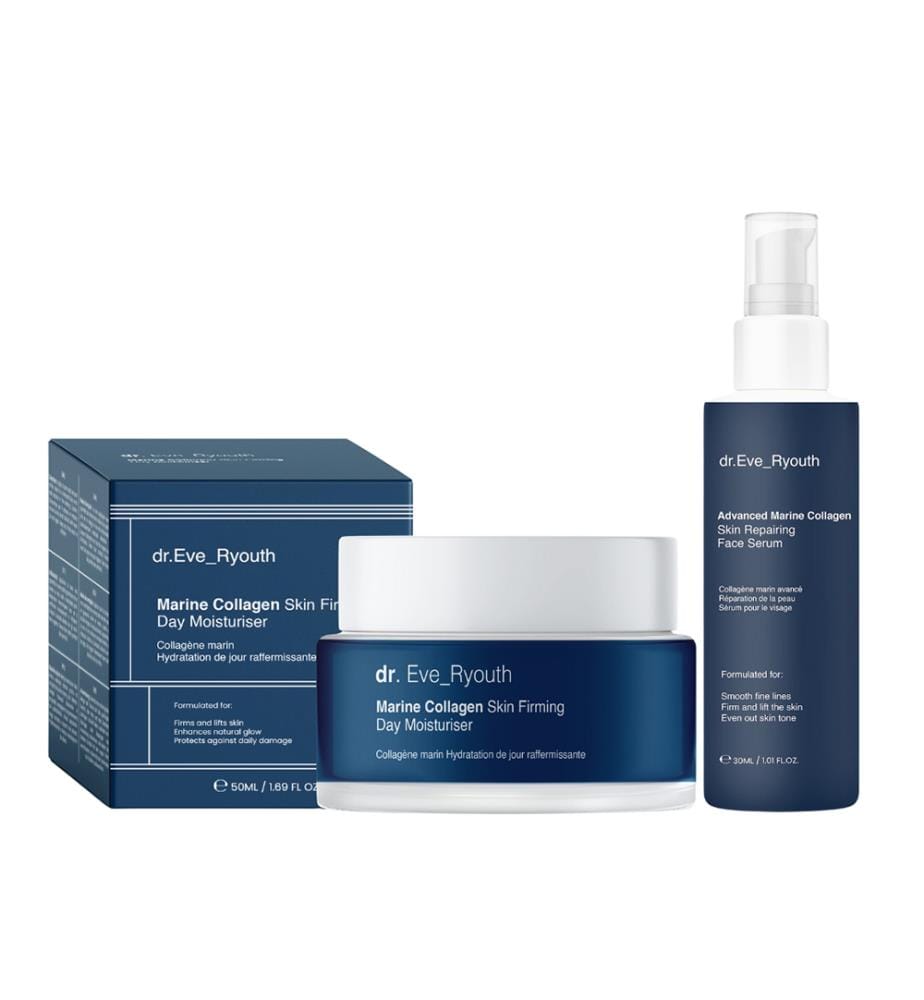 Advanced Marine Collagen Reparierendes Gesichtsserum + Marine Collagen Straffende Tagescreme - 30 ml + 50 ml