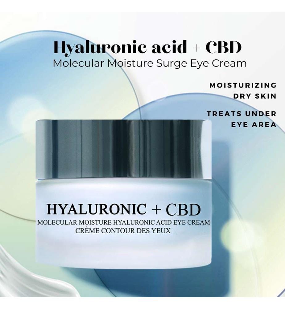 Hyaluronsäure + CBD Molecular Moisture Surge Augencreme - 20 ml