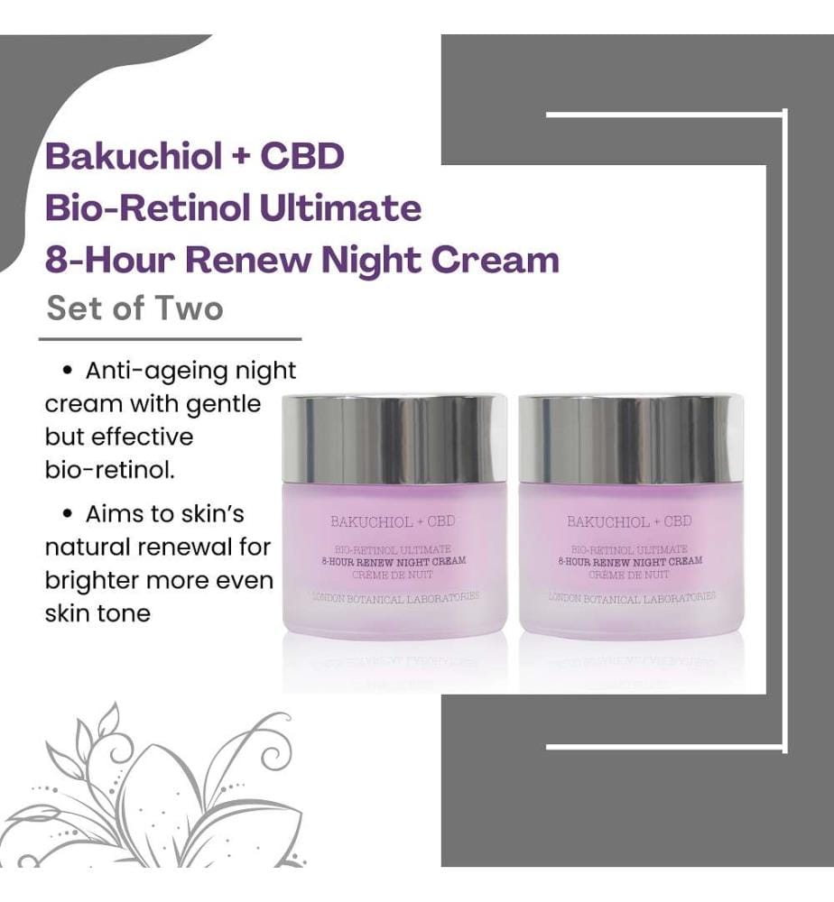 Bio-Retinol Ultimate 8-Hour Renew Nachtcreme - 2 x 50 ml