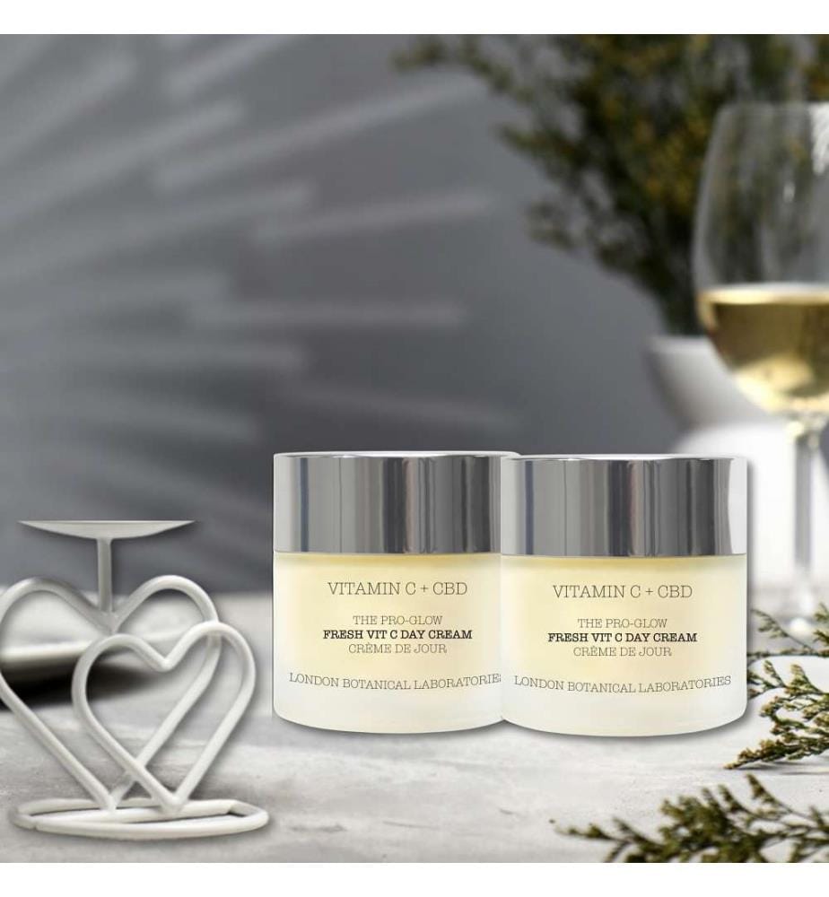 Vitamin C & CBD | The Pro-Glow Fresh Vit C Day Cream - 2 x 50 ml