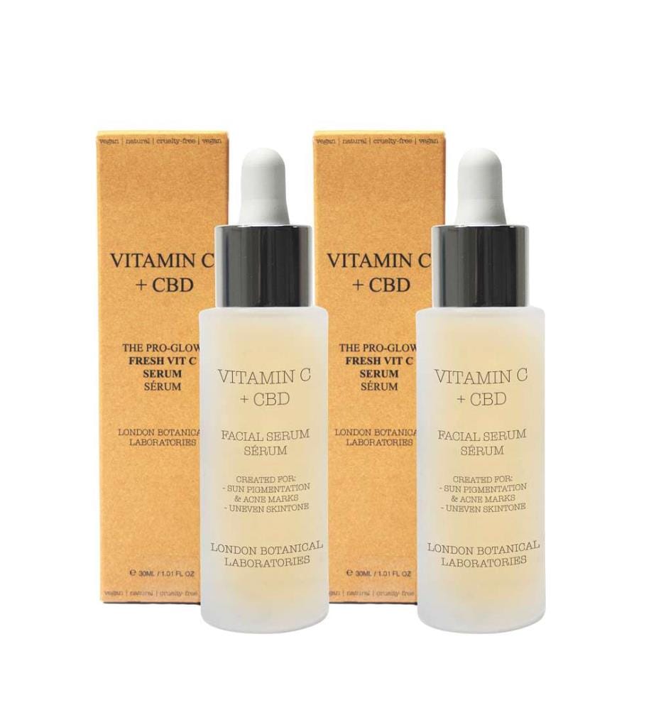Vitamin C & CBD Serum - 2 x 30 ml