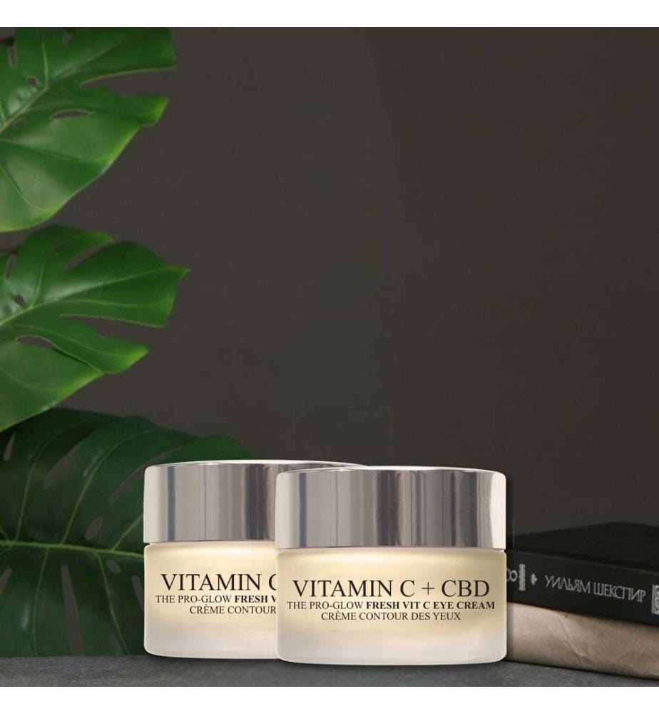 Vitamin C & CBD Augencreme - 15 ml