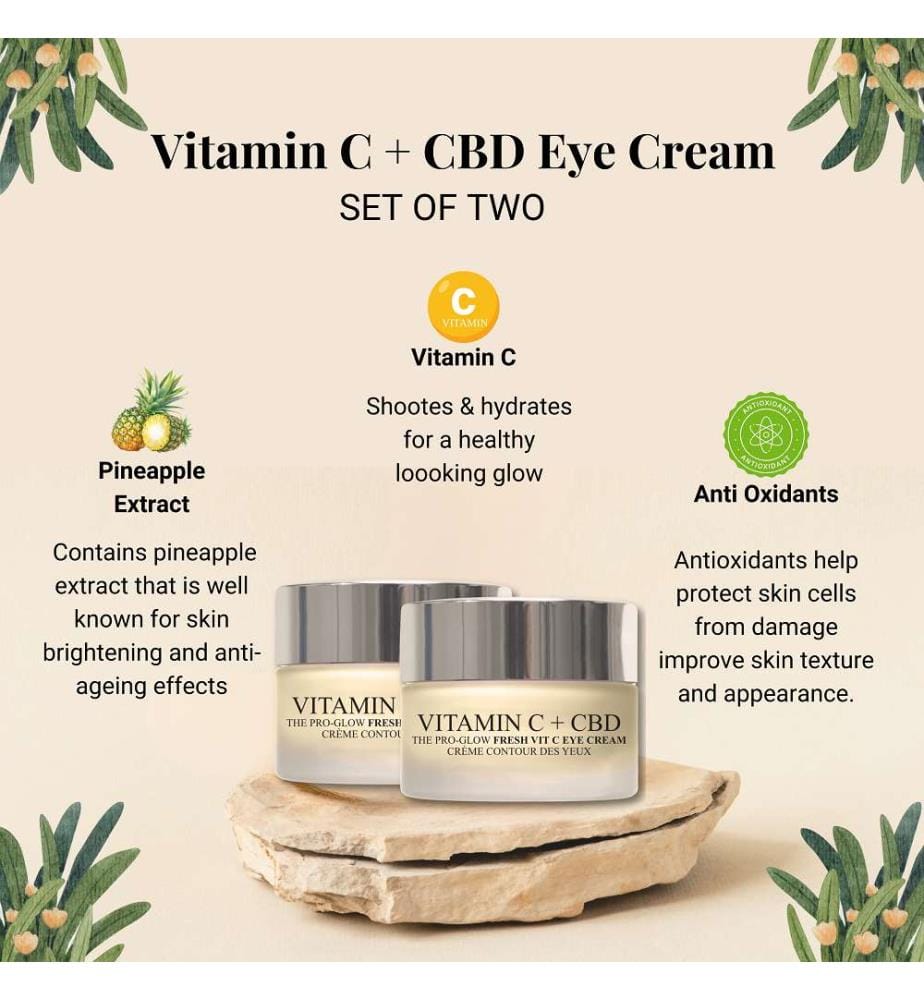 Vitamin C & CBD Augencreme - 15 ml