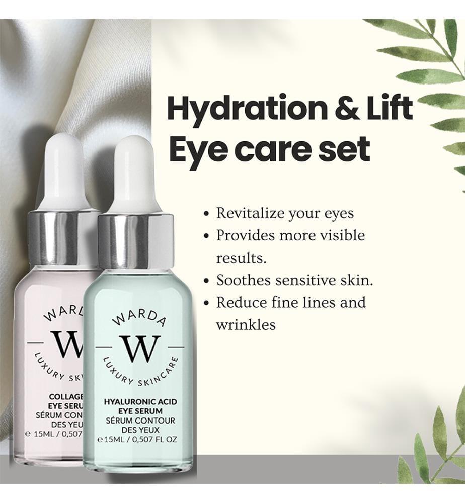 Skin Lifter Boost Kollagen-Augenserum 15 ml + Skin Hydration Boost Hyaluronsäure-Augenserum 15 ml