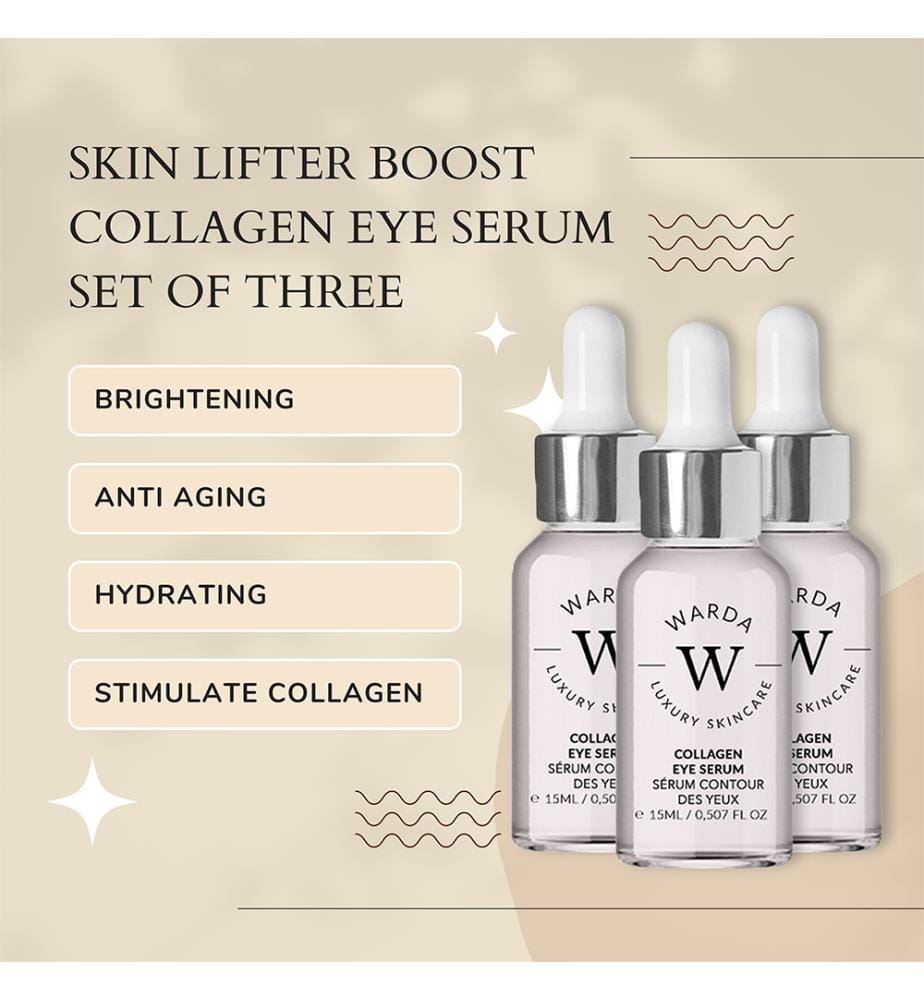 3 x Skin Lifter Boost Kollagen-Augenserum 15 ml