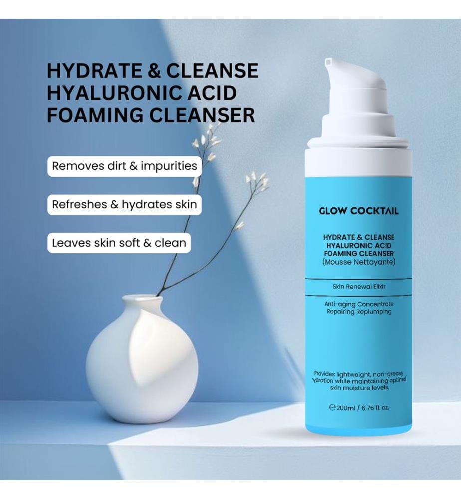 Hyaluronsäure Schäumender Reiniger Hydrate & Cleanse 200ml