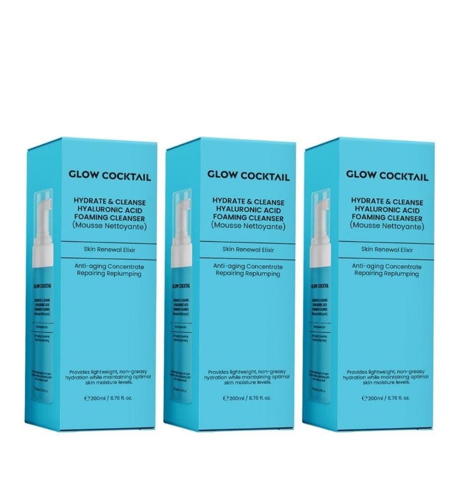 Hyaluronsäure Schäumender Reiniger Hydrate & Cleanse 3 x 200ml