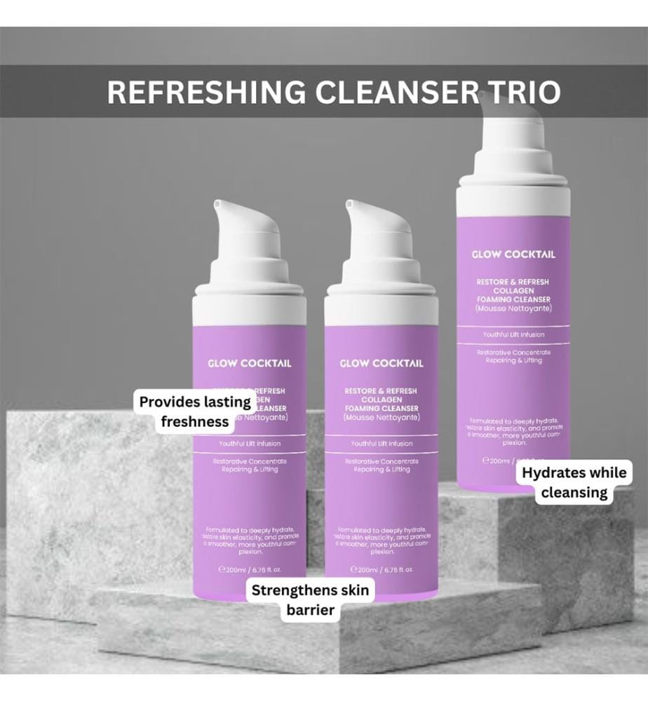 Collagen Schäumender Reiniger Restore & Refresh 3 x 200ml