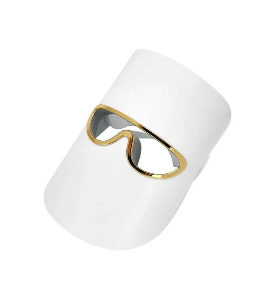 Led-Lichttherapie-Maske 3 Farbmodi - Weiss