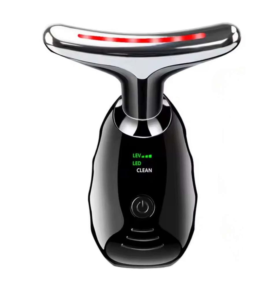 Age-Defying Gesichts- und Nackenmassagegerät - Schwarz