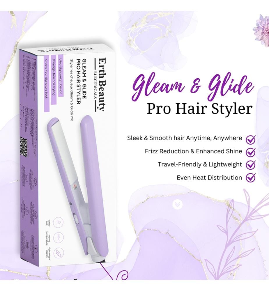 Gleam & Glide Pro Haarstyler - Lila