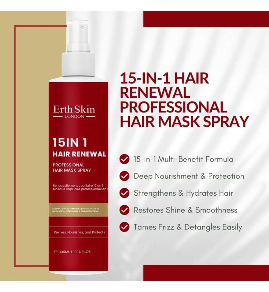 Masque capillaire professionnel 15-In-1 Hair Renewal Spray 300ml