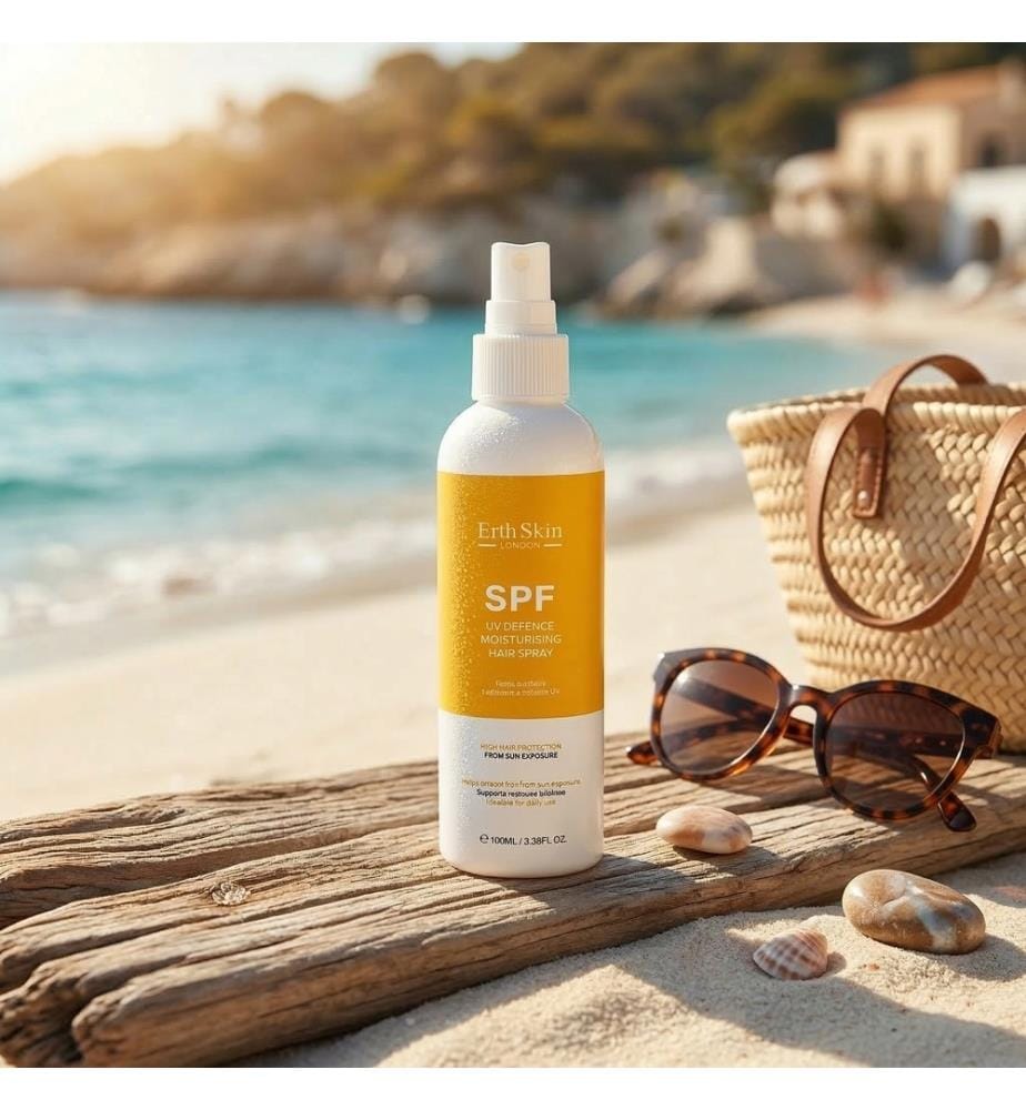 Spray per capelli idratante con difesa dai raggi UV Spf