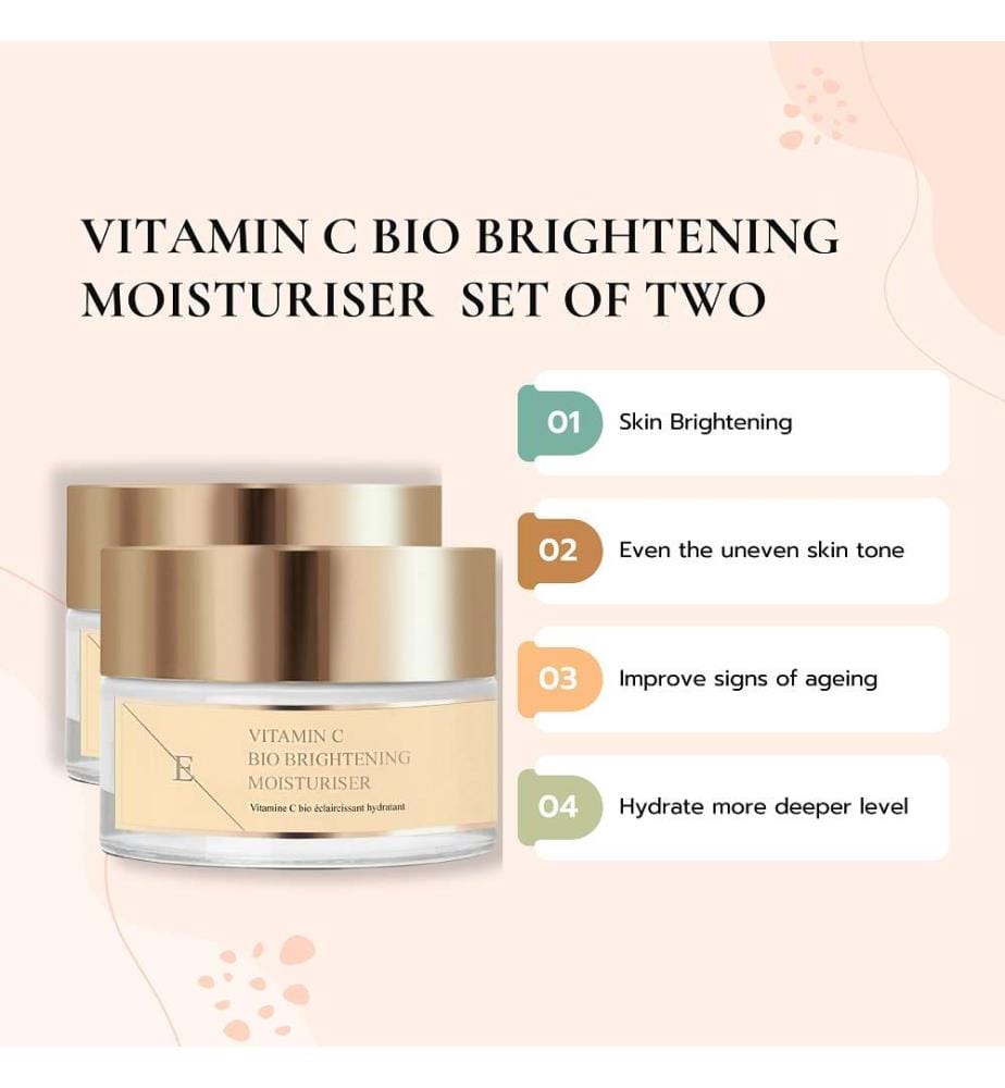 2x Vitamin C Bio Brightening Moisturiser - 50 ml