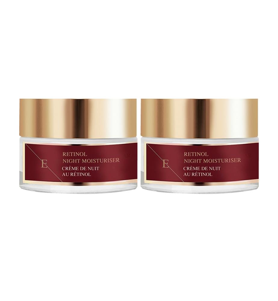 2er-Set Feuchtigkeitscreme für die Nacht mit Retinol 50 ml
