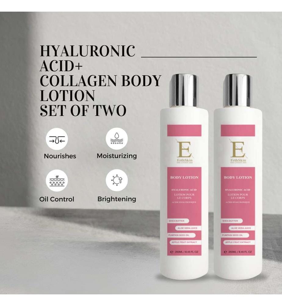 2er-Set Hyaluronsäure + Kollagen-Körperlotion - 250 ml