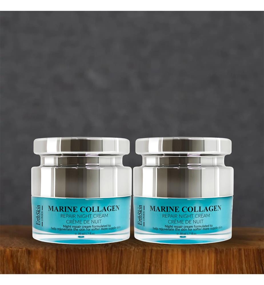 2er-Set Nachtcreme mit Meereskollagen 50 ml
