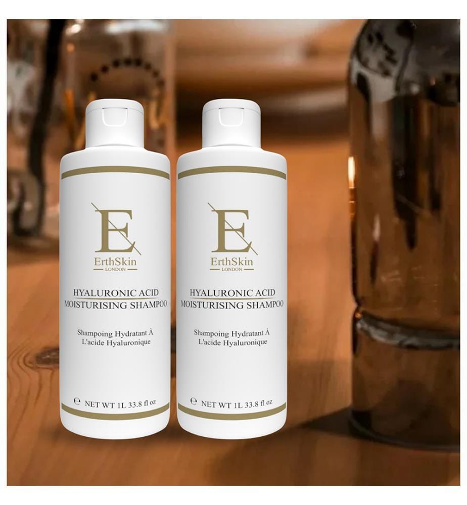 Set di 2 Shampoo idratanti con acido ialuronico 1L