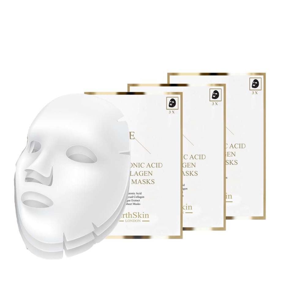 Hyaluronsäure & Kollagen Maske - 3 Blätter X 3