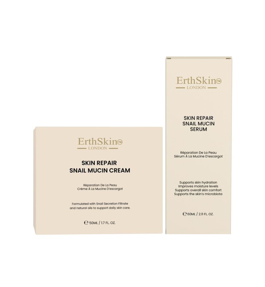 Crema riparatrice alla Mucina di Lumaca 50ml + Siero riparatore alla Mucina di Lumaca 60ml
