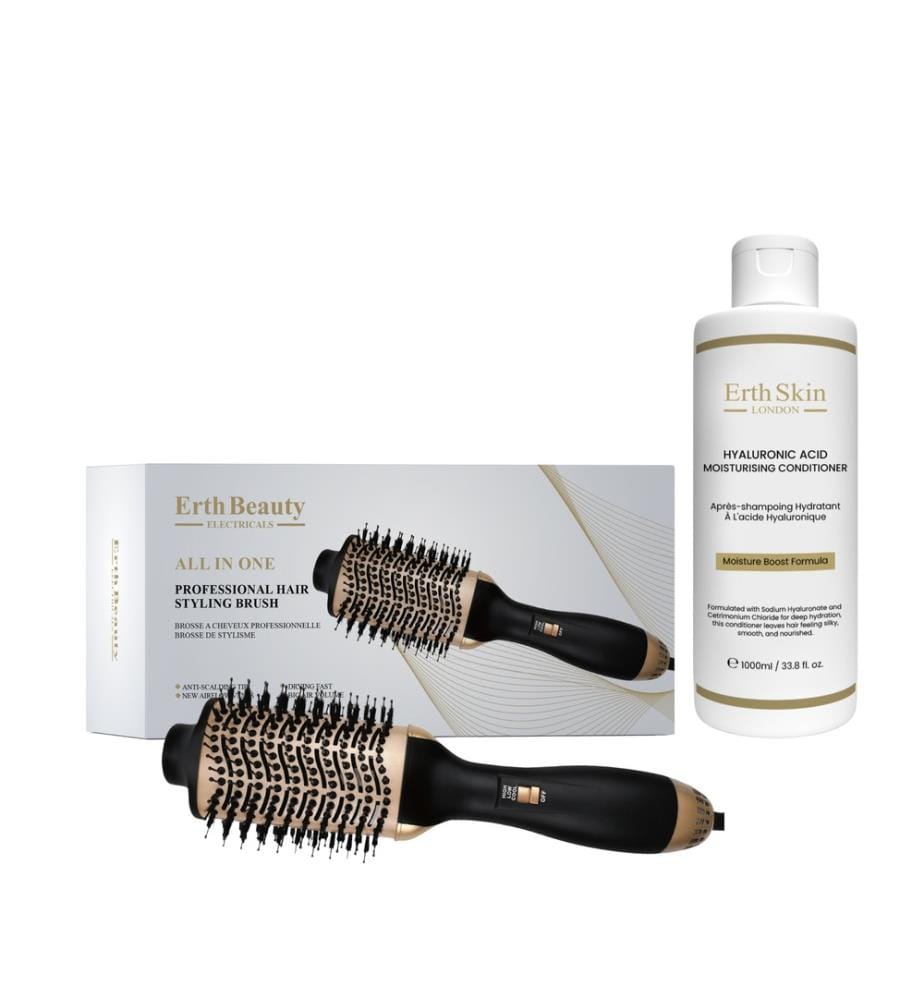Professionelle All-in-One-Frisierbürste – UE + Feuchtigkeitsspendende Haarspülung mit Hyaluronsäure 1 l","detected_source_language":"FR