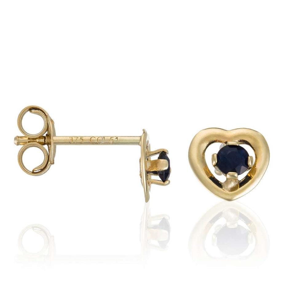 Ohrringe Coeur Précieux - Gelbgold 375/1000