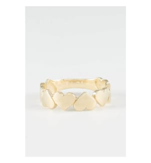 Ring Kleines Herz - Gelbgold 375/1000