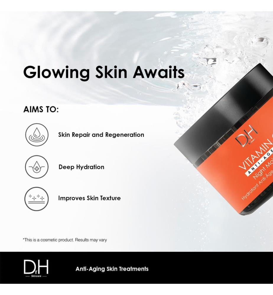Dr H Vitamin C Anti-Age Night Moisturiser - 60 ml