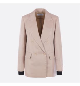 Feltro Linen and Silk Blazer – Camel