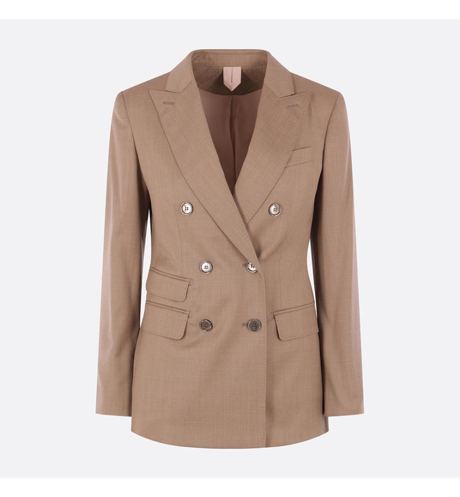 Cupola Wool Twill Blazer – Hazelnut