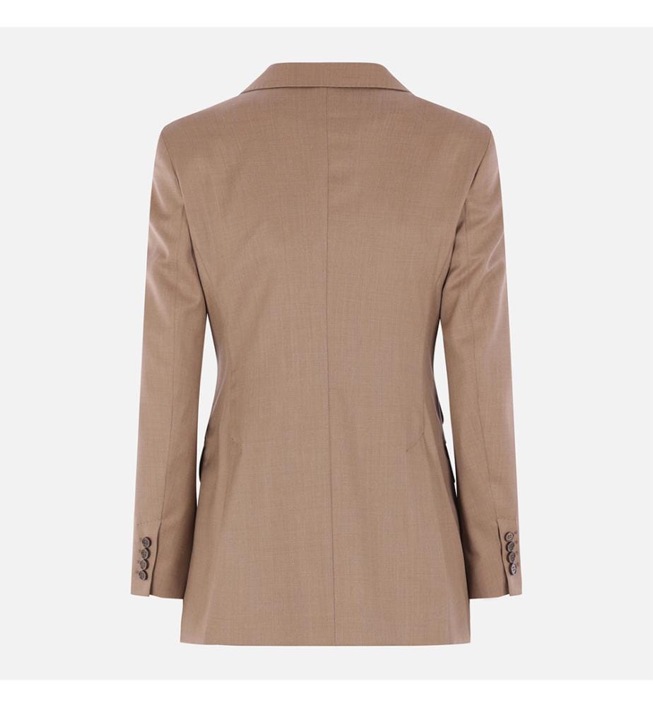 Cupola Wool Twill Blazer – Hazelnut