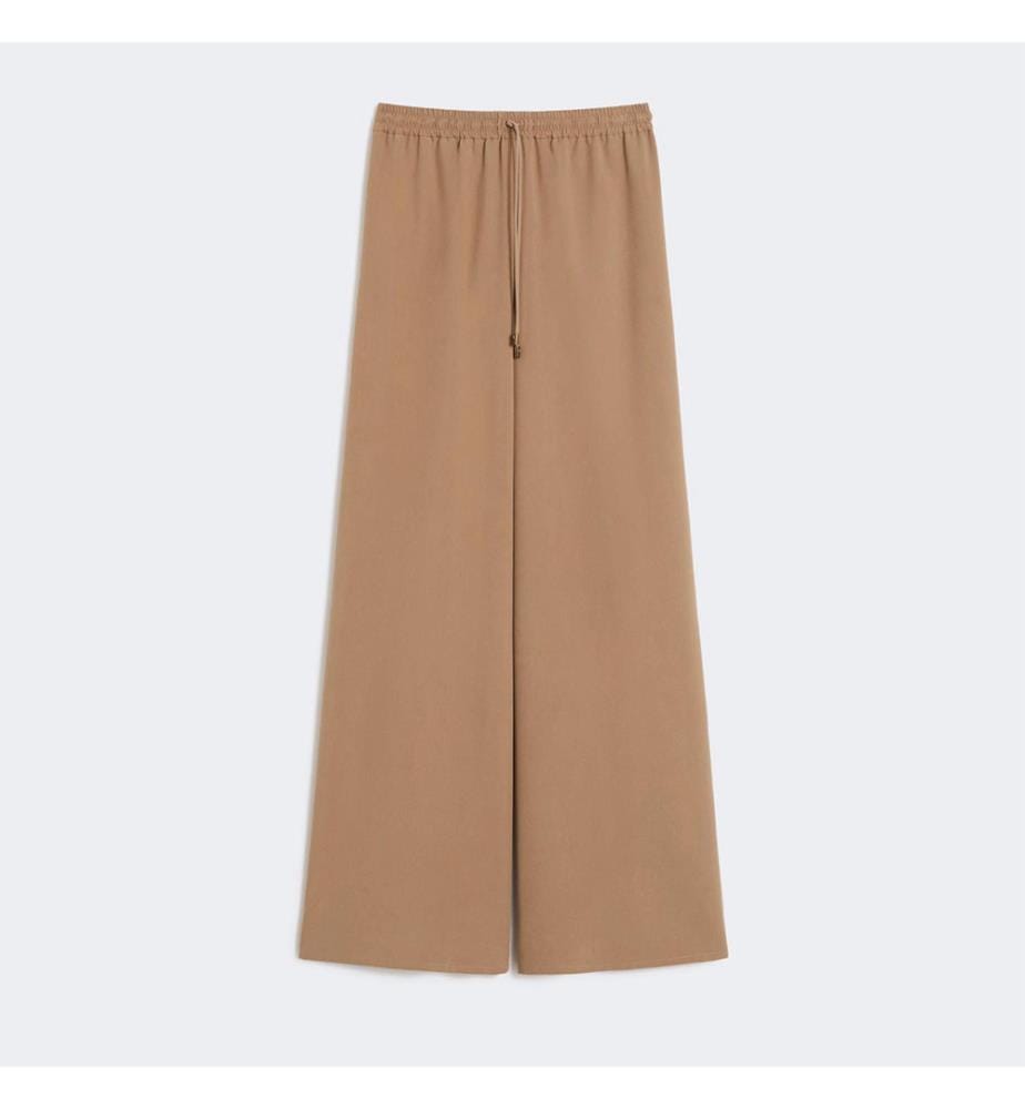Pantaloni in seta Genero – Marrone nocciola