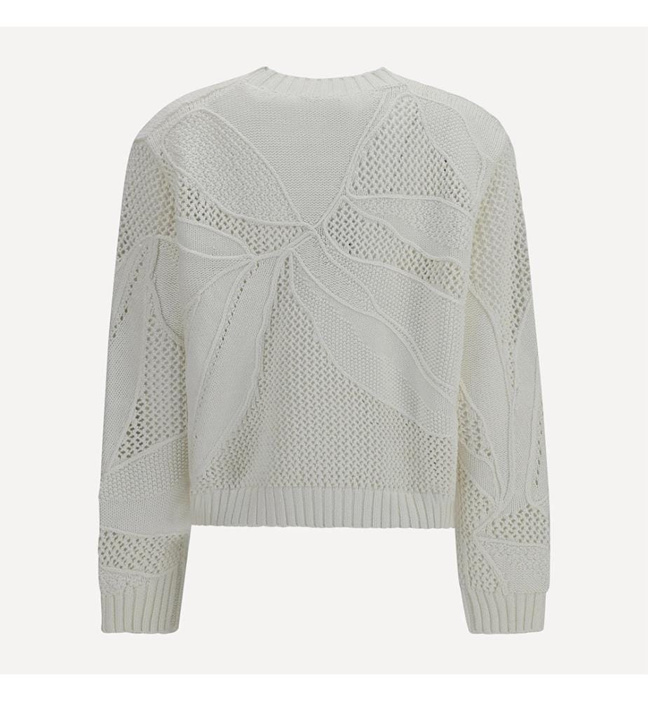Pull en crochet Salvo – Blanc