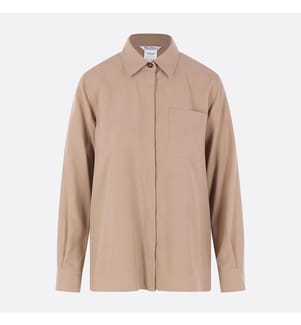 Siamese Silk Shirt – Hazelnut Brown