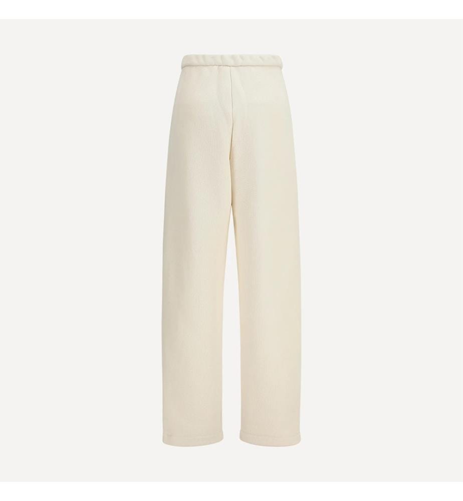 Dente Wide-Leg Pants – Ivory White