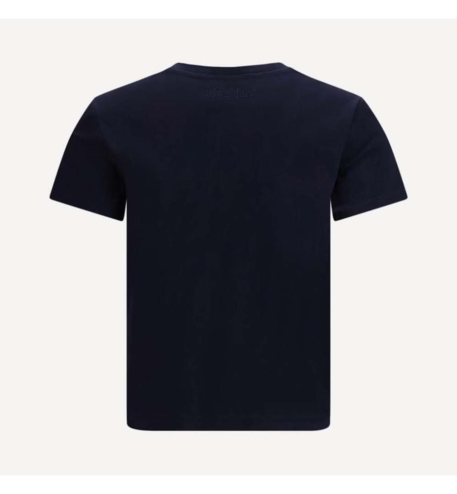 T-shirt Donata à logo brodé – Bleu marine