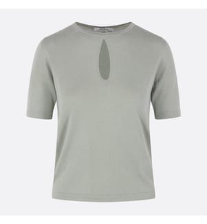 Valido Silk and Cashmere Knit Top – Pastel Green