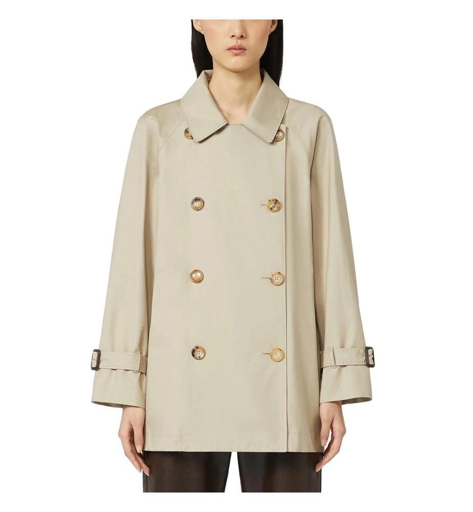 Calle Waterproof Trench Coat – Sand