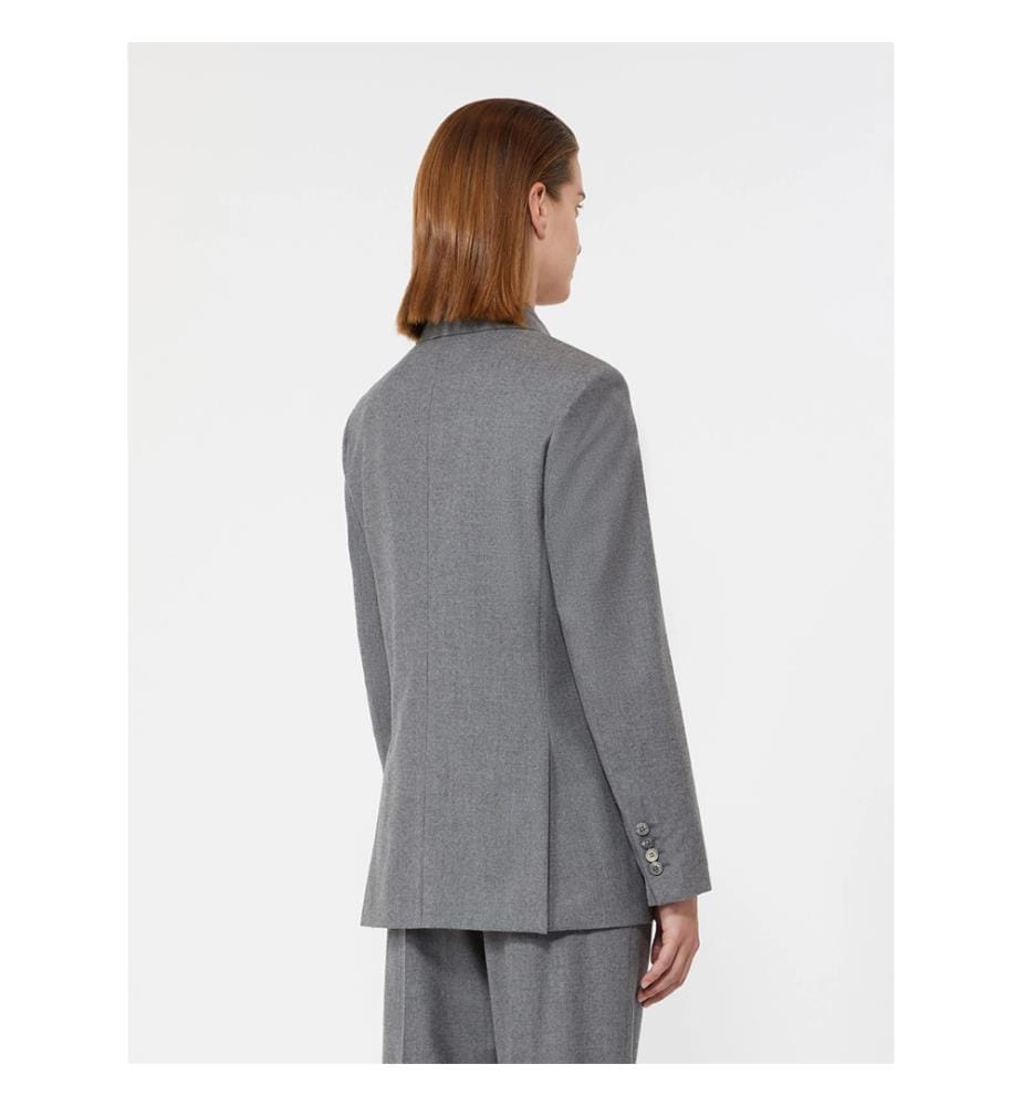 Cloruro Quilted Cashmere Blazer – Medium Gray