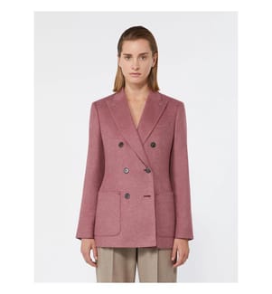 Flash Silk and Cashmere Blazer – Pink