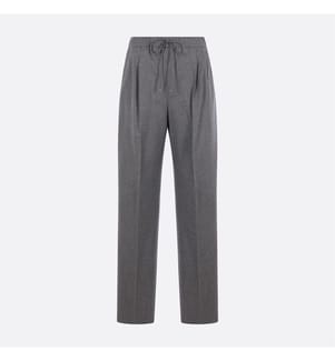 Zamia Stretch Cashmere Pants – Medium Gray