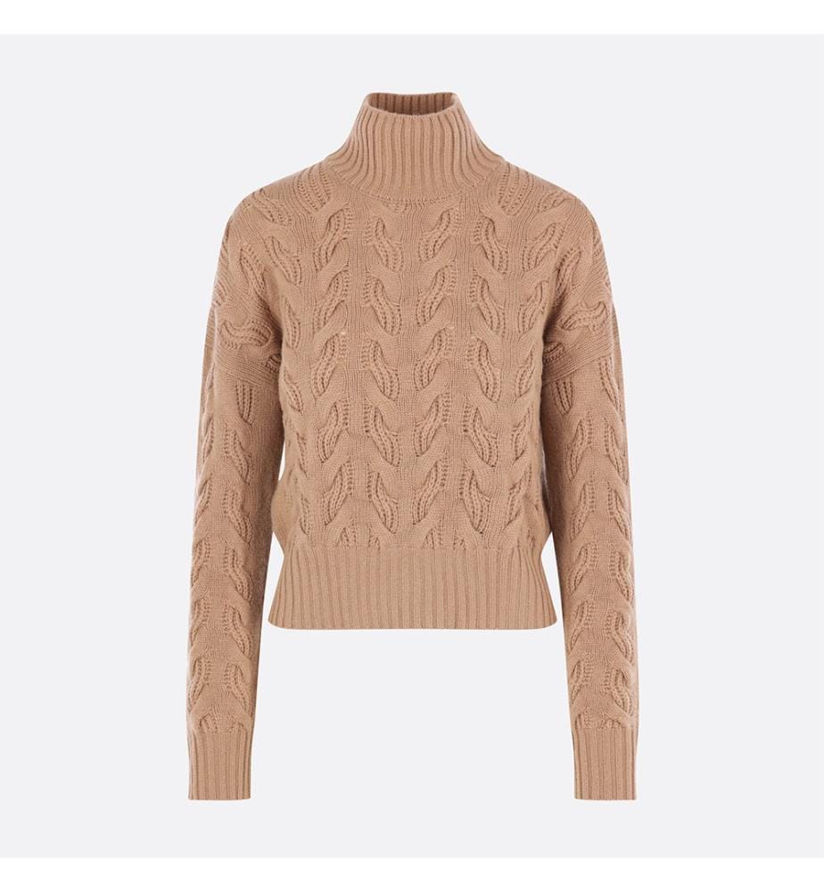 Pull en laine et cachemire Cosmo – Camel
