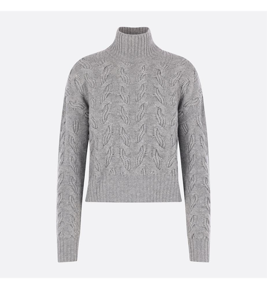 Cosmo Wool and Cashmere Sweater – Gray